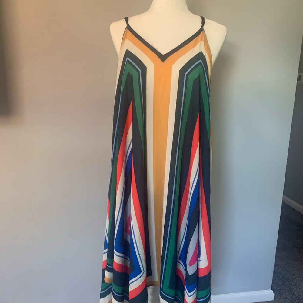 Jealous tomato colorful handkerchief dress